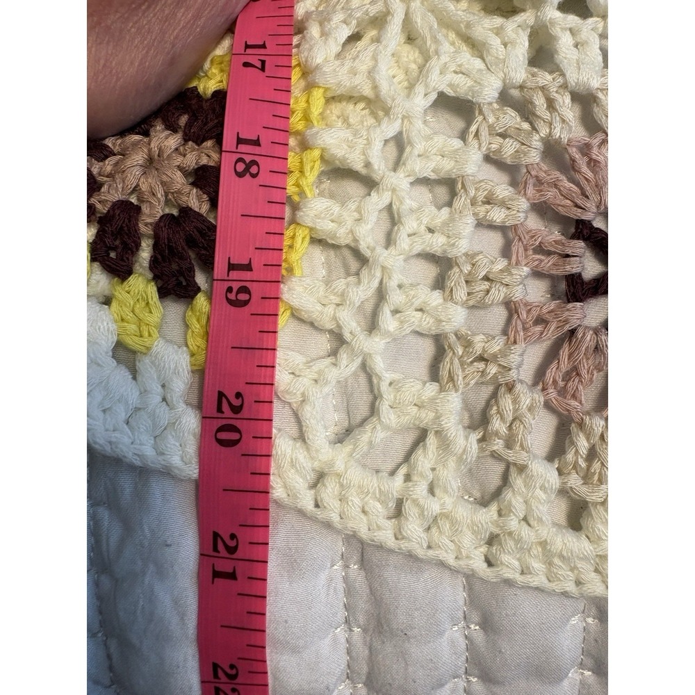 Debut Granny Square Crochet Cardigan, Large Boho Chic - Picture 7 of 8